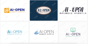 标小智AI Logo:为您打造独特品牌形象,99起-AI Open:探索人工智能的无限可能